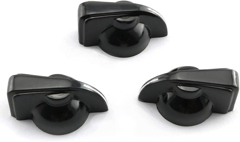 VOBRAMY Chicken Head Knob 8PCS Black Vintage Guitar Amplifier Potentiometer Knob with Set Screw - Image 4